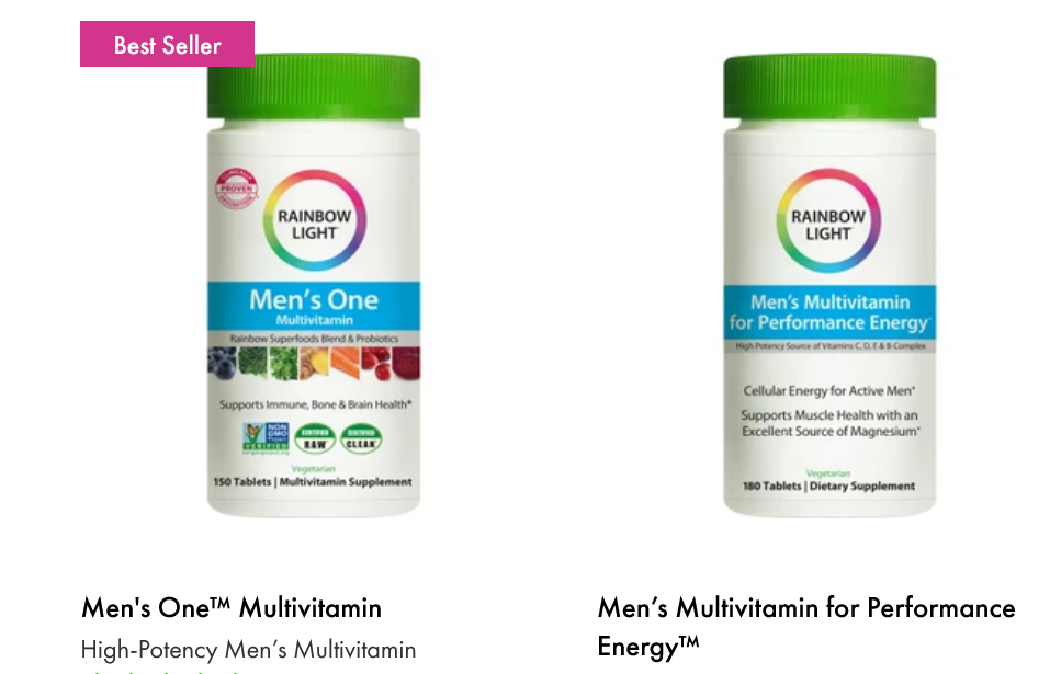  Men’s Health - Vitamins Supplements